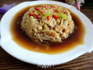 炝拌金针菇的做法步骤：10