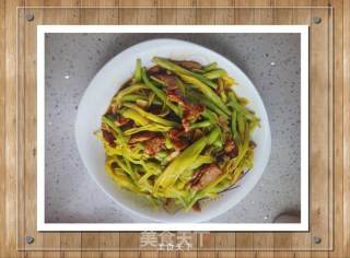 黄花菜炒肉的做法步骤：9