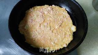 老黄瓜鸡蛋软饼的做法步骤：7