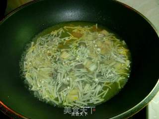 鸡汁豆腐羹的做法步骤：7