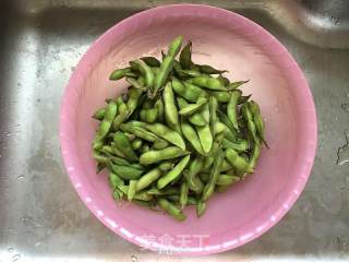 香煮毛豆的做法步骤：1