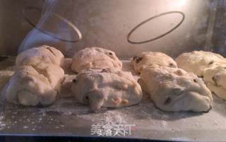 农家巧克力腰果面包的做法步骤：7