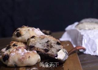 农家巧克力腰果面包的做法步骤：9