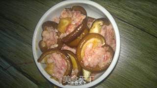 香菇酿肉的做法步骤：1