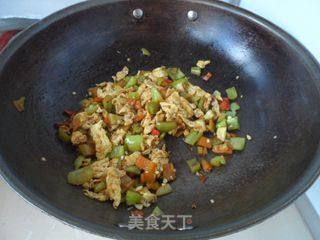 尖椒鸡蛋酱的做法步骤：8