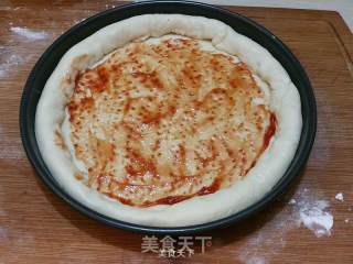 腊肉比萨的做法步骤：10