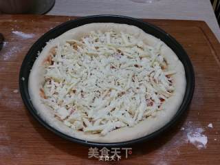 腊肉比萨的做法步骤：11