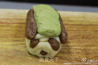 萌萌哒—熊猫面包的做法步骤：6