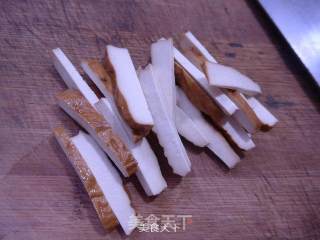 烤香肠韭菜炒香干的做法步骤：2