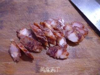 麻辣香肠猪肚炒娃娃菜的做法步骤：5