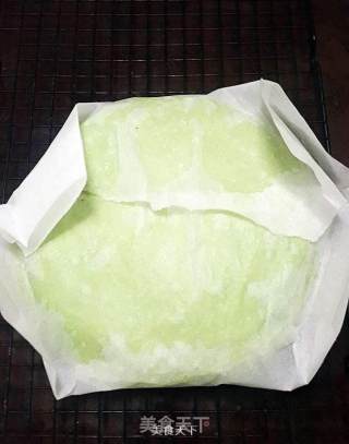 香兰叶千层蛋糕的做法步骤：6