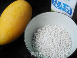 牛奶芒果西米露的做法步骤：1
