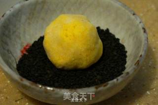 手作豆沙南瓜饼的做法步骤：8