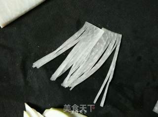 孔雀开屏白萝卜的做法步骤：4