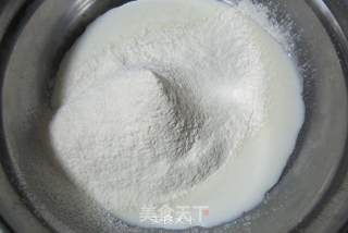 在家轻松制作蓝莓轻乳酪蛋糕的做法步骤：6