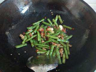 肉末炒四季豆的做法步骤：6