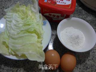 辣味圆白菜鸡蛋饼的做法步骤：1