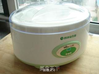 鲜桃酸奶盆栽的做法步骤：3