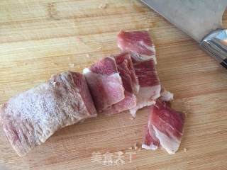 辣肉长豆的做法步骤：2