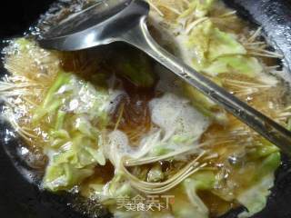 圆白菜卤牛腩拉面的做法步骤：6