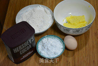 双色棋格饼干的做法步骤：1