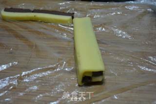 双色棋格饼干的做法步骤：16