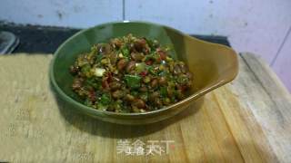 第一份菜谱【豆豉炒香干豆腐】~~~~~~素菜的感觉●﹏●的做法步骤：2