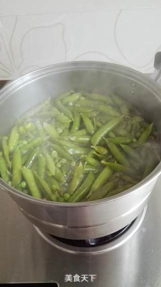 盐水豌豆的做法步骤：4