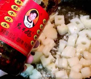 老干妈牛肉末炒藕丁--超简单省时新手零失误菜的做法步骤：6