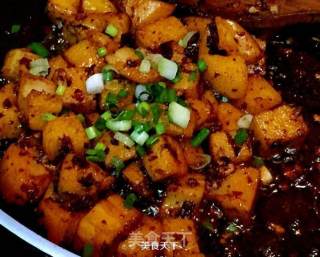 老干妈牛肉末炒藕丁--超简单省时新手零失误菜的做法步骤：9