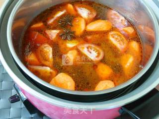 红烧西红柿牛肉面的做法步骤：6
