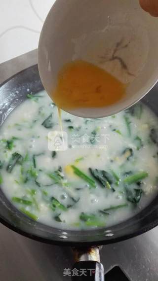 菠菜鸡蛋疙瘩汤的做法步骤：10