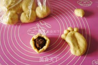 芸豆馅大脚丫面包的做法步骤：6