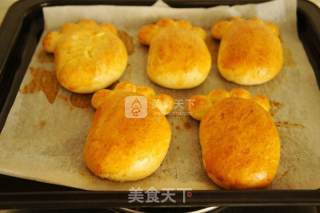 芸豆馅大脚丫面包的做法步骤：11