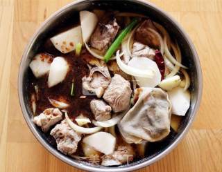 沙茶羊肉锅的做法步骤：3