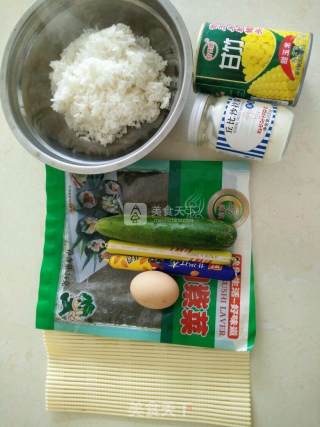 风味可口寿司的做法步骤：1