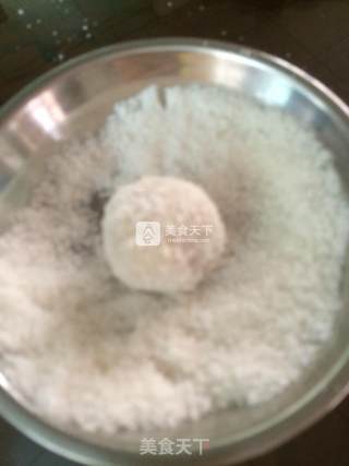 红豆沙糯米糍的做法步骤：16