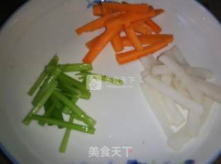 三蔬溜肉段的做法步骤：3