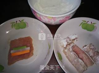 三蔬溜肉段的做法步骤：6