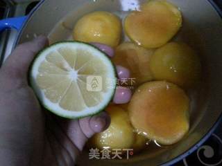 冰糖黄桃罐头的做法步骤：6