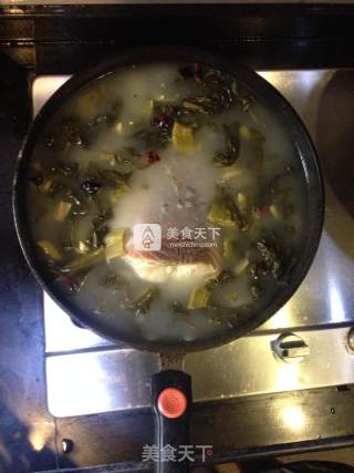 简易酸菜鱼的做法步骤：12