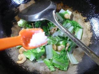 开洋炒五号菜的做法步骤：4