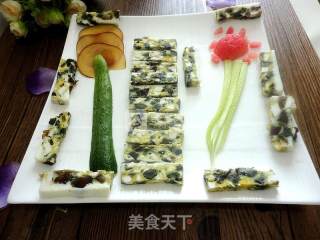 三色蒸蛋的做法步骤：12