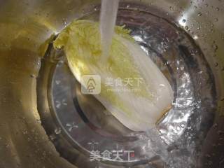 卤牛腩炒娃娃菜的做法步骤：2