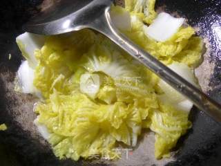 卤牛腩炒娃娃菜的做法步骤：6