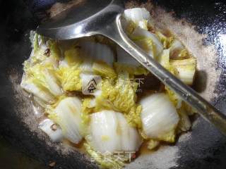 卤牛腩炒娃娃菜的做法步骤：7