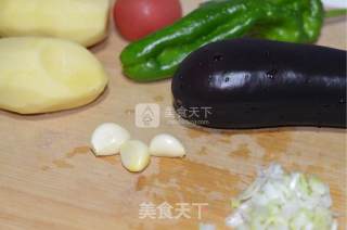 老公牌烧茄子的做法步骤：1