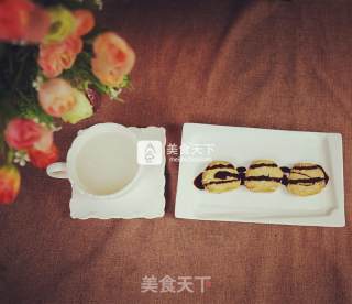 恋爱幸运曲奇--香酥杏仁曲奇饼干的做法的做法步骤：10