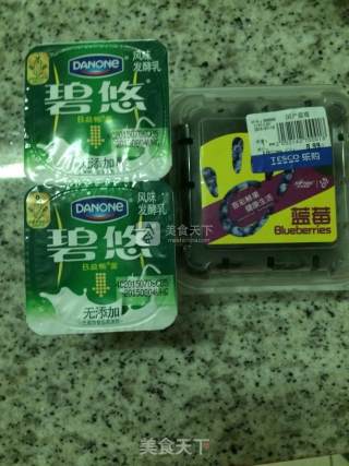 蓝莓酸奶的做法步骤：1