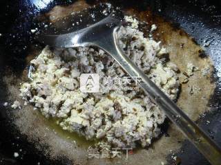橄榄菜猪肉末炒豆腐的做法步骤：8